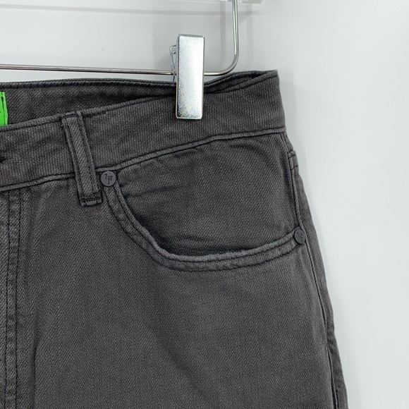 Sandrine Rose distressed Carbone gray skinny jeans ankle flax denim pants new 27 - Picture 4 of 7